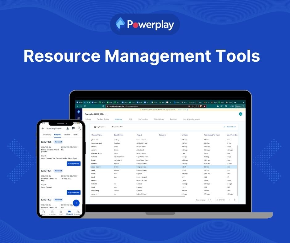 Resource management tools