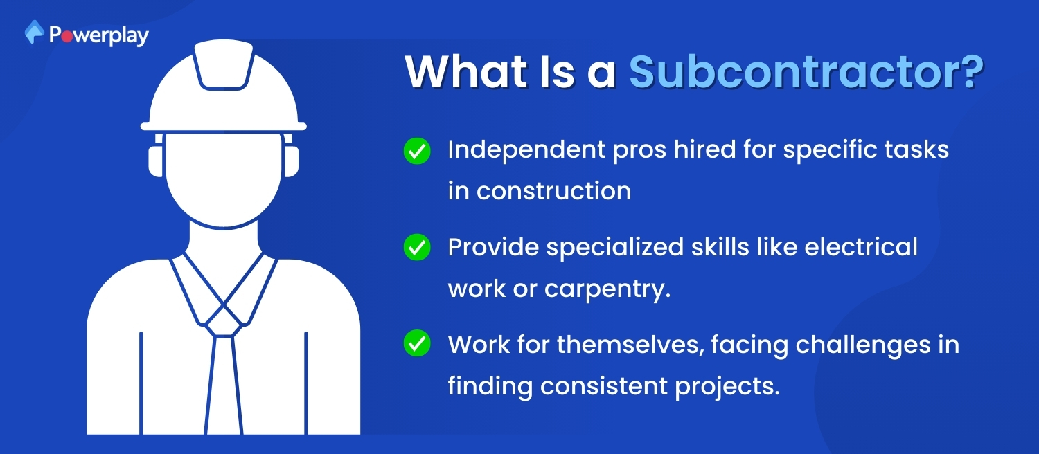 what is subcontractor?