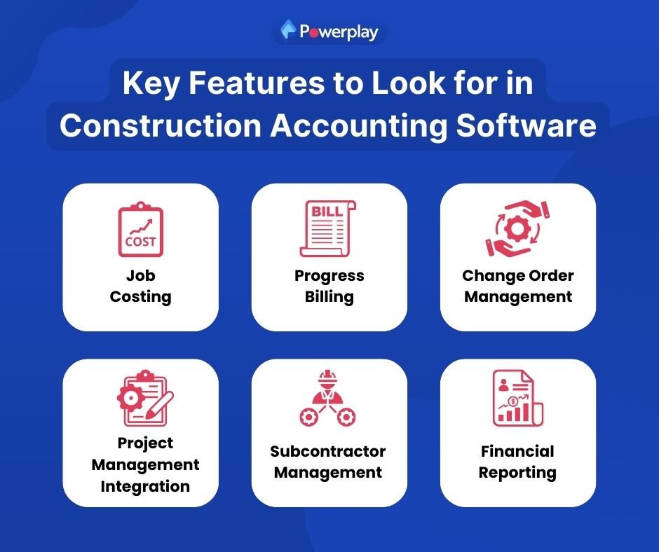 key features f Construction Accounting Software