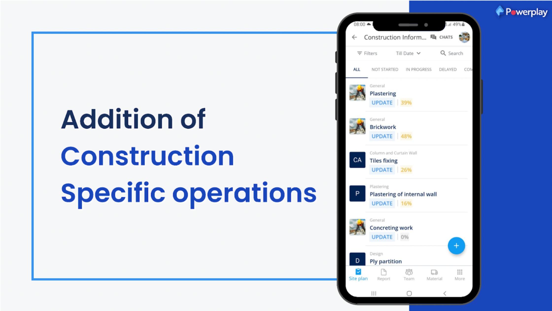 Addition of Construction Specific operations