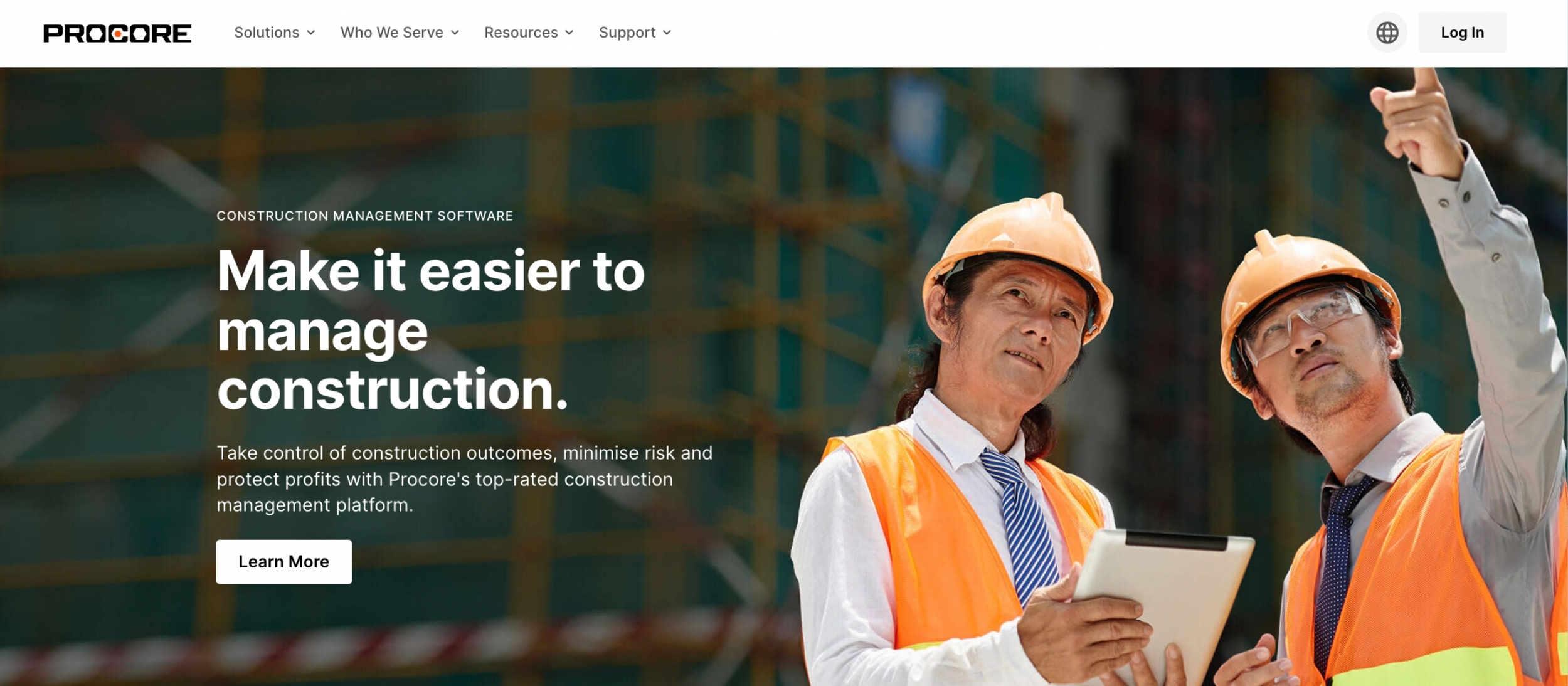 best construction time tracking apps - procore