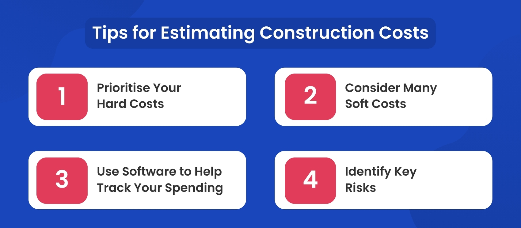 Tips for estimating construction costs 