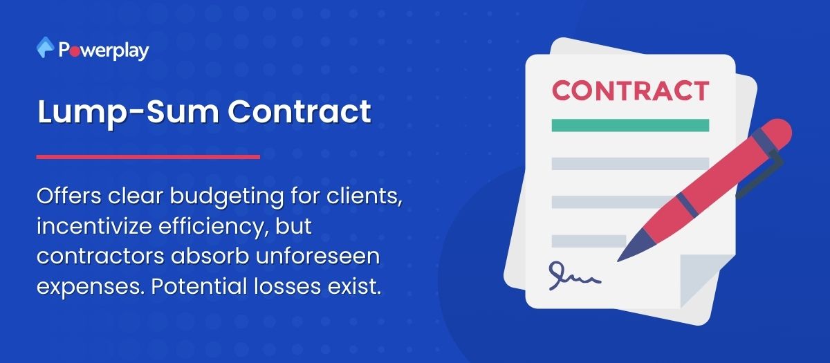 what is lump sum contract