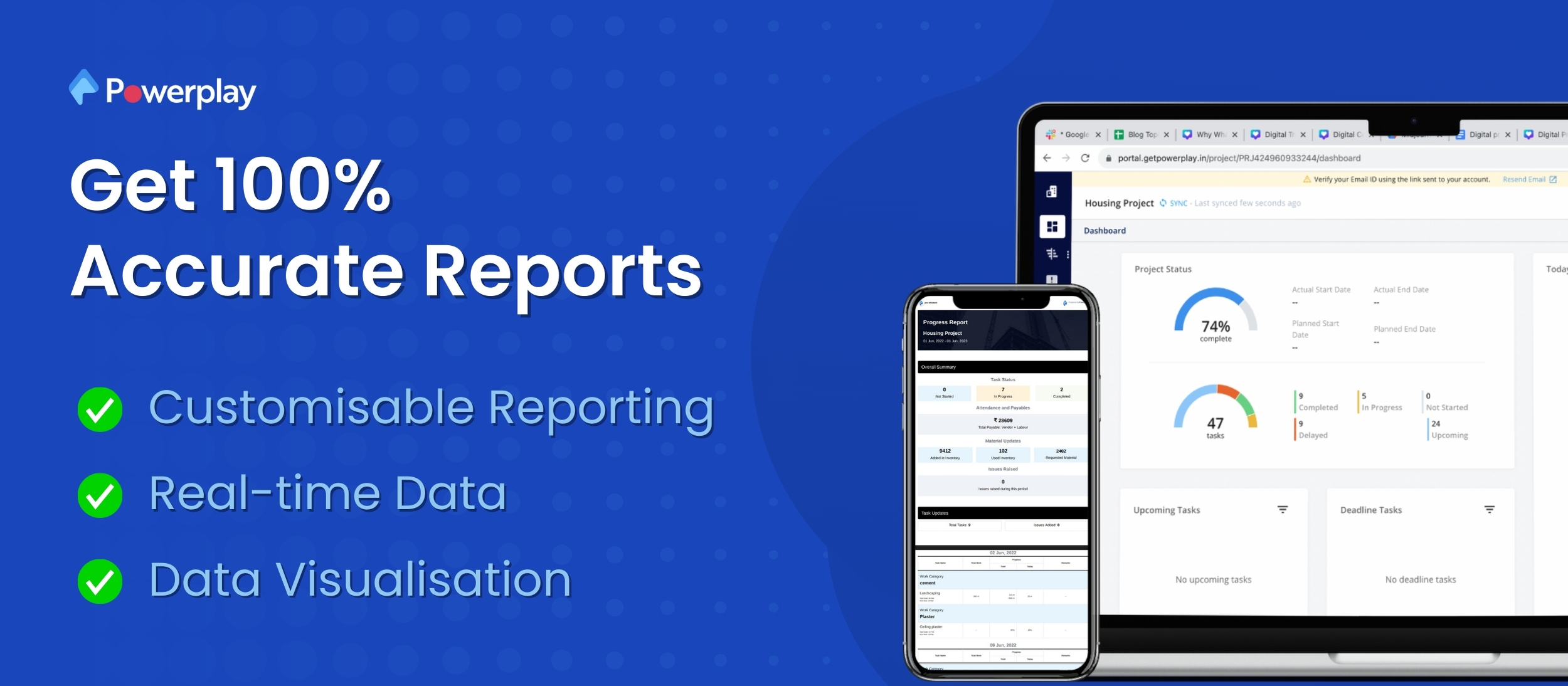 Get 100% accurate reports.