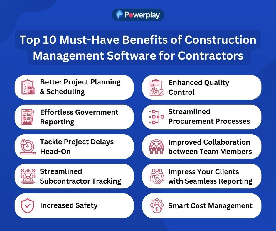 Benefits of construction management software